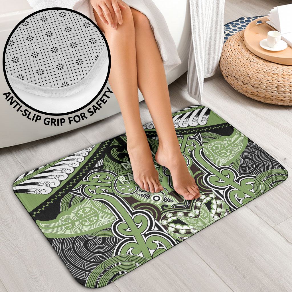 Aotearoa Iwi Ngati Raukawa Bathroom Set Maori Kowhaiwhai Pattern LT19 - Polynesian Pride