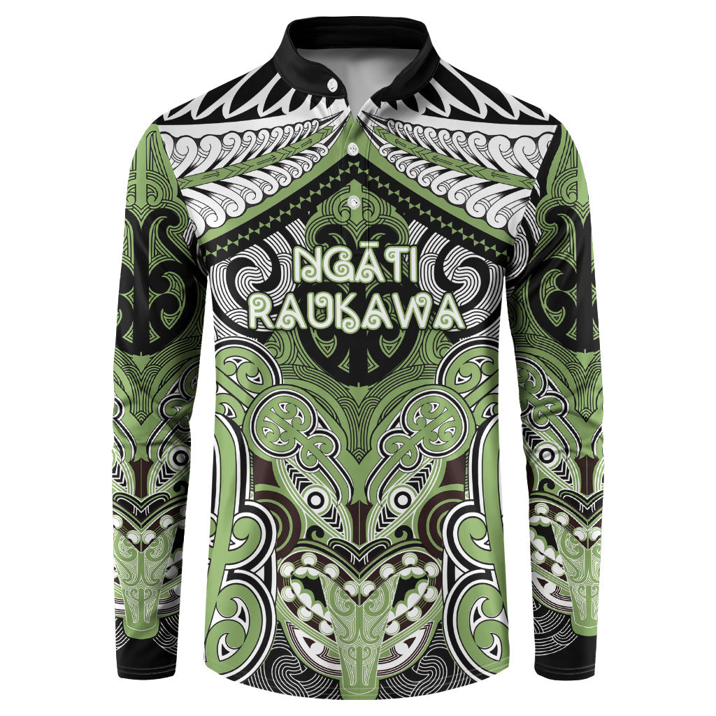 Aotearoa Iwi Ngati Raukawa Personalised Button Sweatshirt Maori Kowhaiwhai Pattern