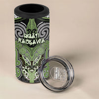 Aotearoa Iwi Ngati Raukawa Personalised 4 in 1 Can Cooler Tumbler Maori Kowhaiwhai Pattern LT19 - Polynesian Pride