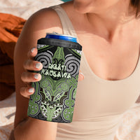Aotearoa Iwi Ngati Raukawa Personalised 4 in 1 Can Cooler Tumbler Maori Kowhaiwhai Pattern LT19 - Polynesian Pride