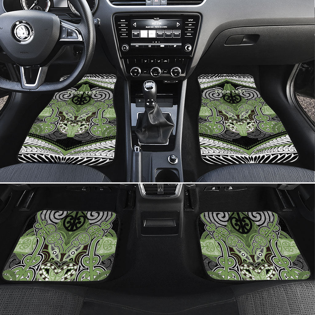 Aotearoa Iwi Ngati Raukawa Personalised Car Mats Maori Kowhaiwhai Pattern