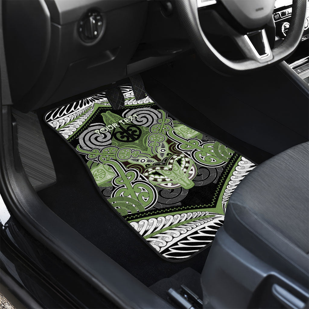 Aotearoa Iwi Ngati Raukawa Personalised Car Mats Maori Kowhaiwhai Pattern