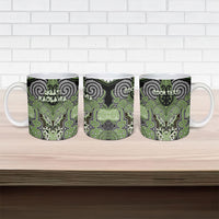 Aotearoa Iwi Ngati Raukawa Personalised Ceramic Mug Maori Kowhaiwhai Pattern