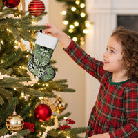 Aotearoa Iwi Ngati Raukawa Personalised Christmas Stocking Maori Kowhaiwhai Pattern