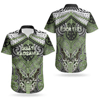 Aotearoa Iwi Ngati Raukawa Personalised Couples Matching Summer Maxi Dress and Hawaiian Shirt Maori Kowhaiwhai Pattern LT19 - Polynesian Pride