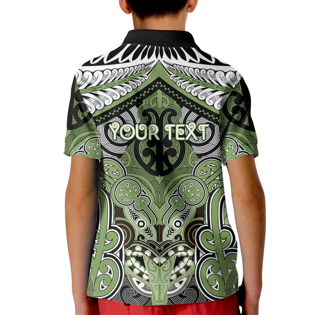 Aotearoa Iwi Ngati Raukawa Personalised Kid Polo Shirt Maori Kowhaiwhai Pattern LT19 - Polynesian Pride