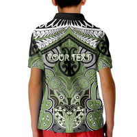 Aotearoa Iwi Ngati Raukawa Personalised Kid Polo Shirt Maori Kowhaiwhai Pattern LT19 - Polynesian Pride