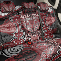 Aotearoa Iwi Ngati Toa Back Car Seat Cover Maori Kowhaiwhai Pattern LT19 - Polynesian Pride