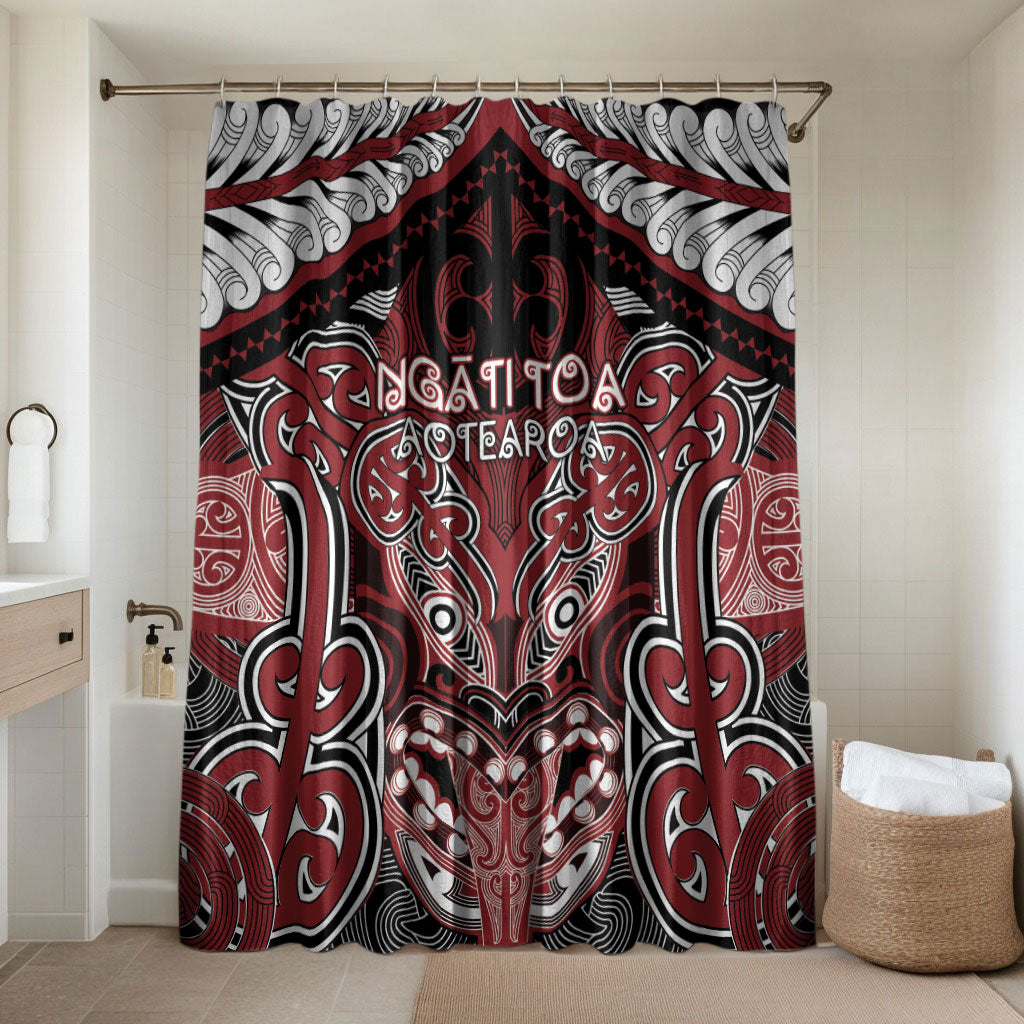 Aotearoa Iwi Ngati Toa Bathroom Set Maori Kowhaiwhai Pattern
