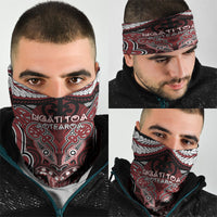 Aotearoa Iwi Ngati Toa Neck Gaiter Maori Kowhaiwhai Pattern LT19 - Polynesian Pride