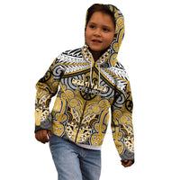 Aotearoa Iwi Ngati Tama Personalised Kid Hoodie Maori Kowhaiwhai Pattern LT19 - Polynesian Pride
