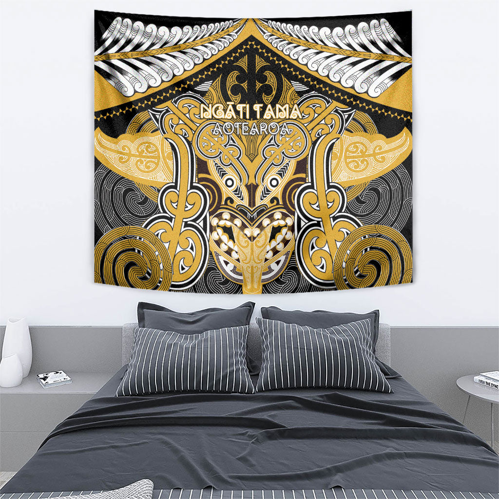 Aotearoa Iwi Ngati Tama Tapestry Maori Kowhaiwhai Pattern LT19 - Polynesian Pride