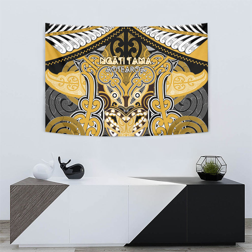 Aotearoa Iwi Ngati Tama Tapestry Maori Kowhaiwhai Pattern LT19 - Polynesian Pride