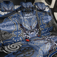 Aotearoa Iwi Ngati Tuwharetoa Back Car Seat Cover Maori Kowhaiwhai Pattern LT19 - Polynesian Pride