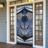 Aotearoa Iwi Ngati Tuwharetoa Personalised Door Cover Maori Kowhaiwhai Pattern LT19 - Polynesian Pride
