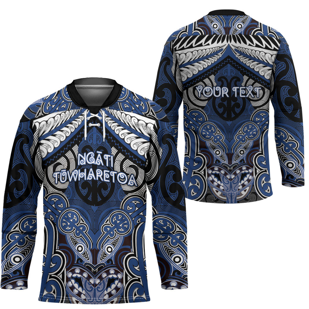 Aotearoa Iwi Ngati Tuwharetoa Personalised Hockey Jersey Maori Kowhaiwhai Pattern LT19 - Polynesian Pride