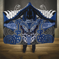 Aotearoa Iwi Ngati Tuwharetoa Hooded Blanket Maori Kowhaiwhai Pattern