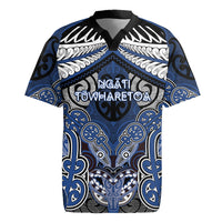 Aotearoa Iwi Ngati Tuwharetoa Personalised Rugby Jersey Maori Kowhaiwhai Pattern