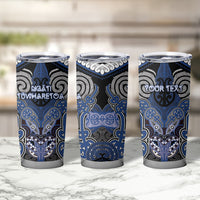Aotearoa Iwi Ngati Tuwharetoa Personalised Tumbler Cup Maori Kowhaiwhai Pattern LT19 - Polynesian Pride