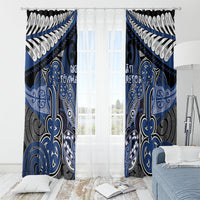 Aotearoa Iwi Ngati Tuwharetoa Window Curtain Maori Kowhaiwhai Pattern LT19 - Polynesian Pride