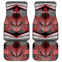 Aotearoa Iwi Te Ati Awa Personalised Car Mats Maori Kowhaiwhai Pattern
