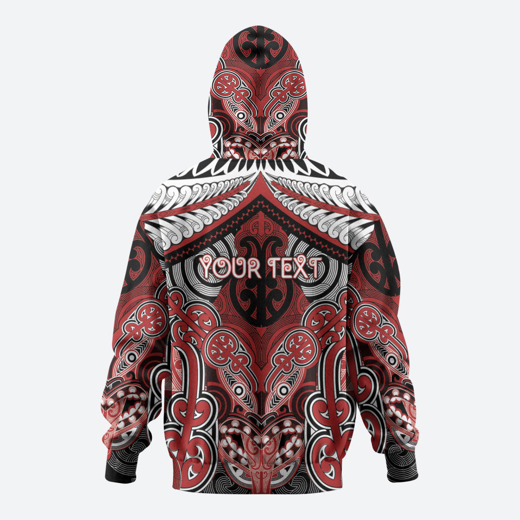 Aotearoa Iwi Te Ati Awa Personalised Hoodie Maori Kowhaiwhai Pattern