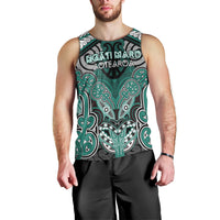 Aotearoa Iwi Ngati Maru Personalised Men Tank Top Maori Kowhaiwhai Pattern