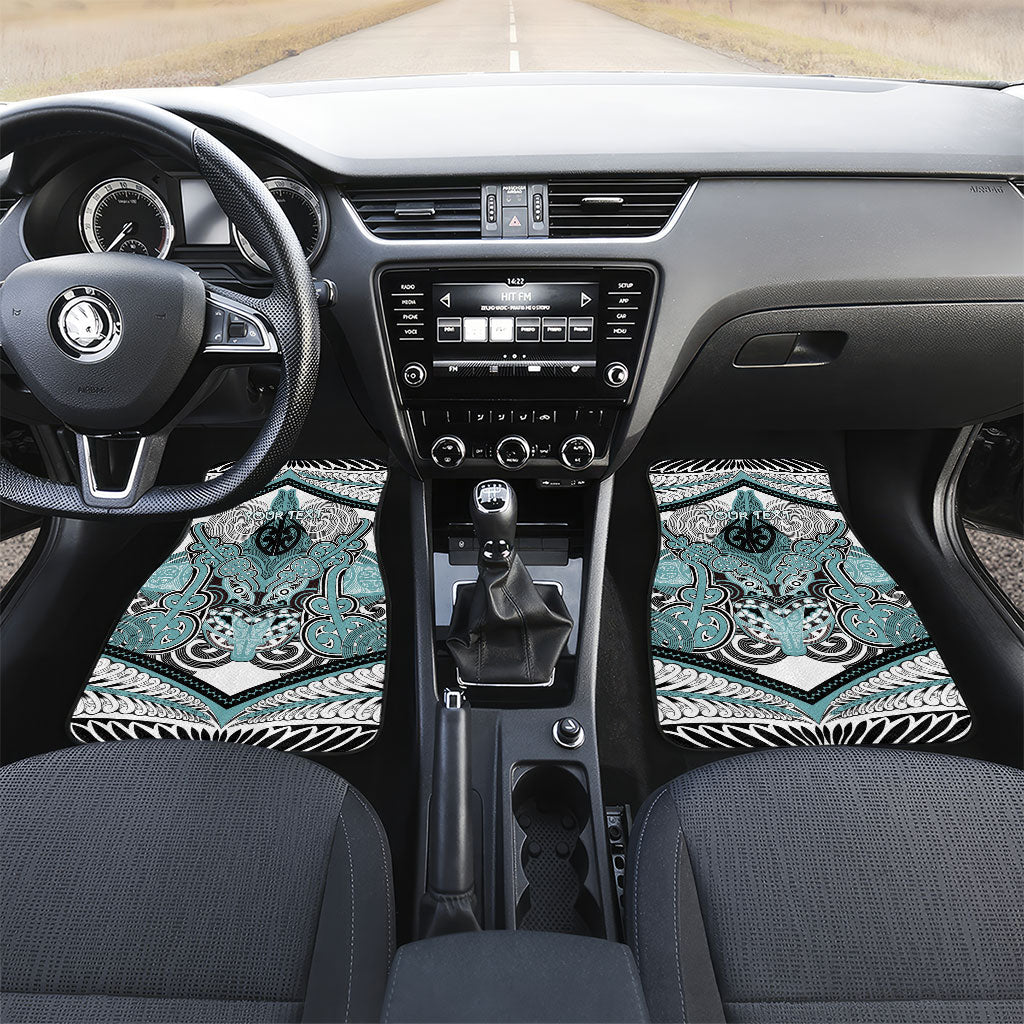 Aotearoa Iwi Ngati Paoa Personalised Car Mats Maori Kowhaiwhai Pattern