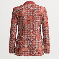 Red Hawaii Palaka Cowboy Blazer Hawaiian Paniolo Festival Spirit LT19 - Polynesian Pride