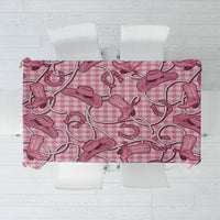 Pink Hawaii Palaka Cowboy Tablecloth Hawaiian Paniolo Festival Spirit LT19 Pink - Polynesian Pride