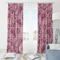 Pink Hawaii Palaka Cowboy Window Curtain Hawaiian Paniolo Festival Spirit LT19 - Polynesian Pride