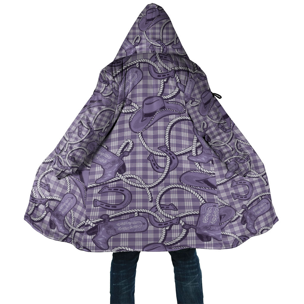 Purple Hawaii Palaka Cowboy Cloak Hawaiian Paniolo Festival Spirit