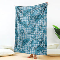 Blue Hawaii Palaka Cowboy Blanket Hawaiian Paniolo Festival Spirit LT19 - Polynesian Pride
