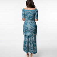 Blue Hawaii Palaka Cowboy Puletasi Hawaiian Paniolo Festival Spirit LT19 - Polynesian Pride