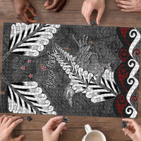 New Zealand Weka Personalised Puzzle Aotearoa Hen Silver Fern Maori Pattern