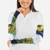 Kakapo New Zealand Personalised Arm Sleeves Kowhai Flower Silver Fern Maori Pattern LT22 - Polynesian Pride