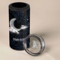 New Zealand Kakapo Matariki Personalised 4 in 1 Can Cooler Tumbler Pohutukawa Flower Galaxy Maori Pattern LT22 - Polynesian Pride