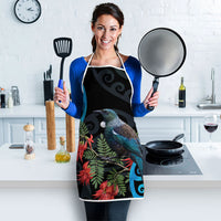 Tui Bird Kakabeak New Zealand Apron Clianthus Galaxy Maori Koru Pattern