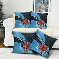 Snapper Fishing New Zealand Pillow Cover Tamure Fish Hook Maori Pattern LT22 - Polynesian Pride