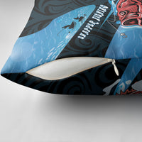 Snapper Fishing New Zealand Pillow Cover Tamure Fish Hook Maori Pattern LT22 - Polynesian Pride