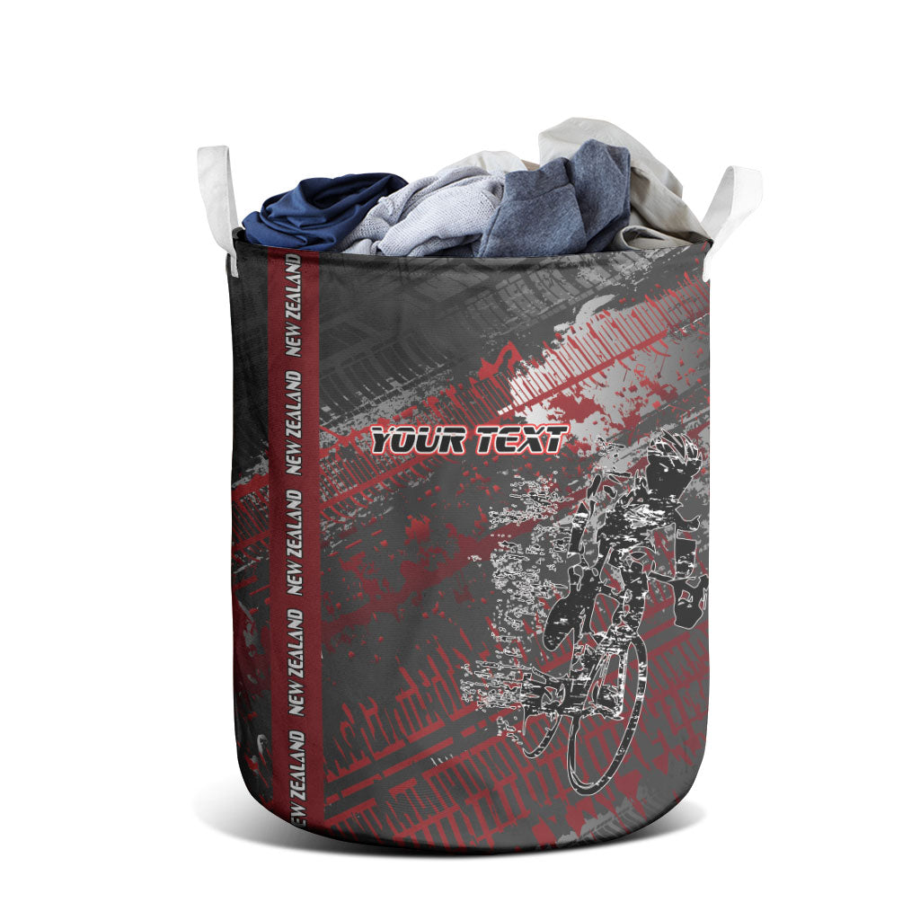 Personalised Cycling New Zealand Laundry Basket Aotearoa Pride Sportswear LT22 - Polynesian Pride