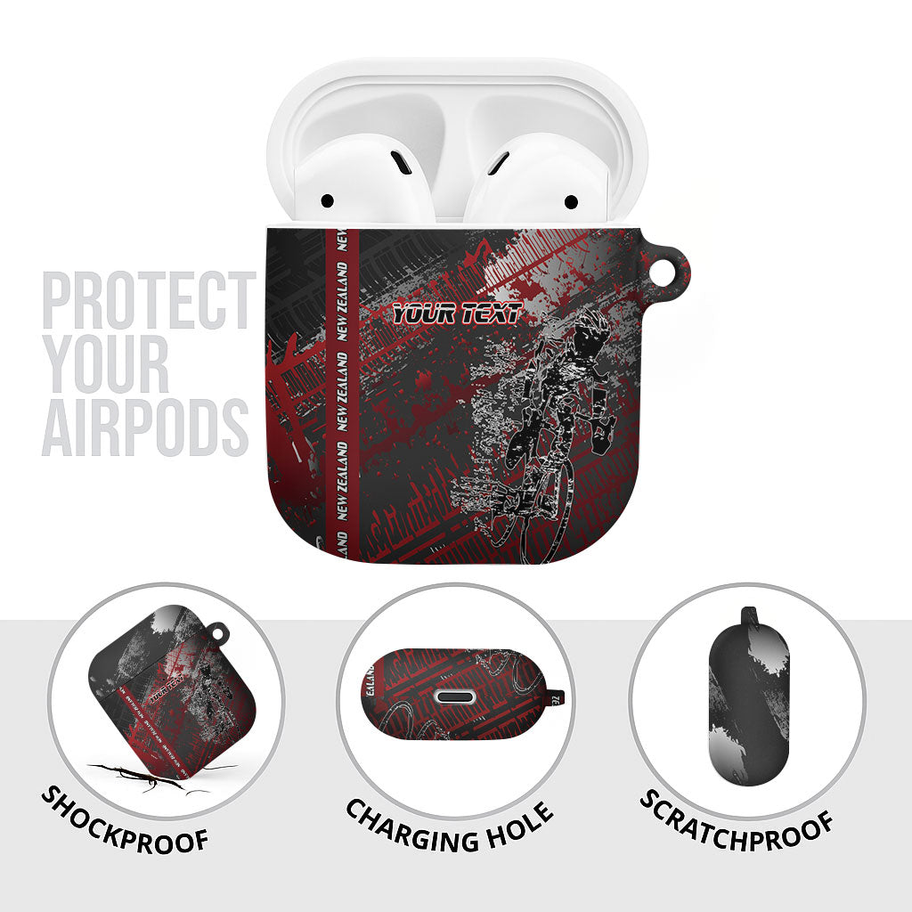 Personalised Cycling New Zealand AirPods Case Aotearoa Pride Sportswear