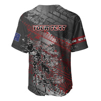 Personalised Cycling New Zealand Baseball Jersey Aotearoa Pride Sportswear