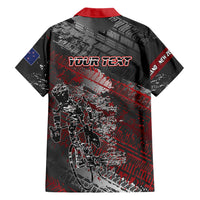Personalised Cycling New Zealand Family Matching Off Shoulder Maxi Dress and Hawaiian Shirt Aotearoa Pride Sportswear LT22 - Polynesian Pride