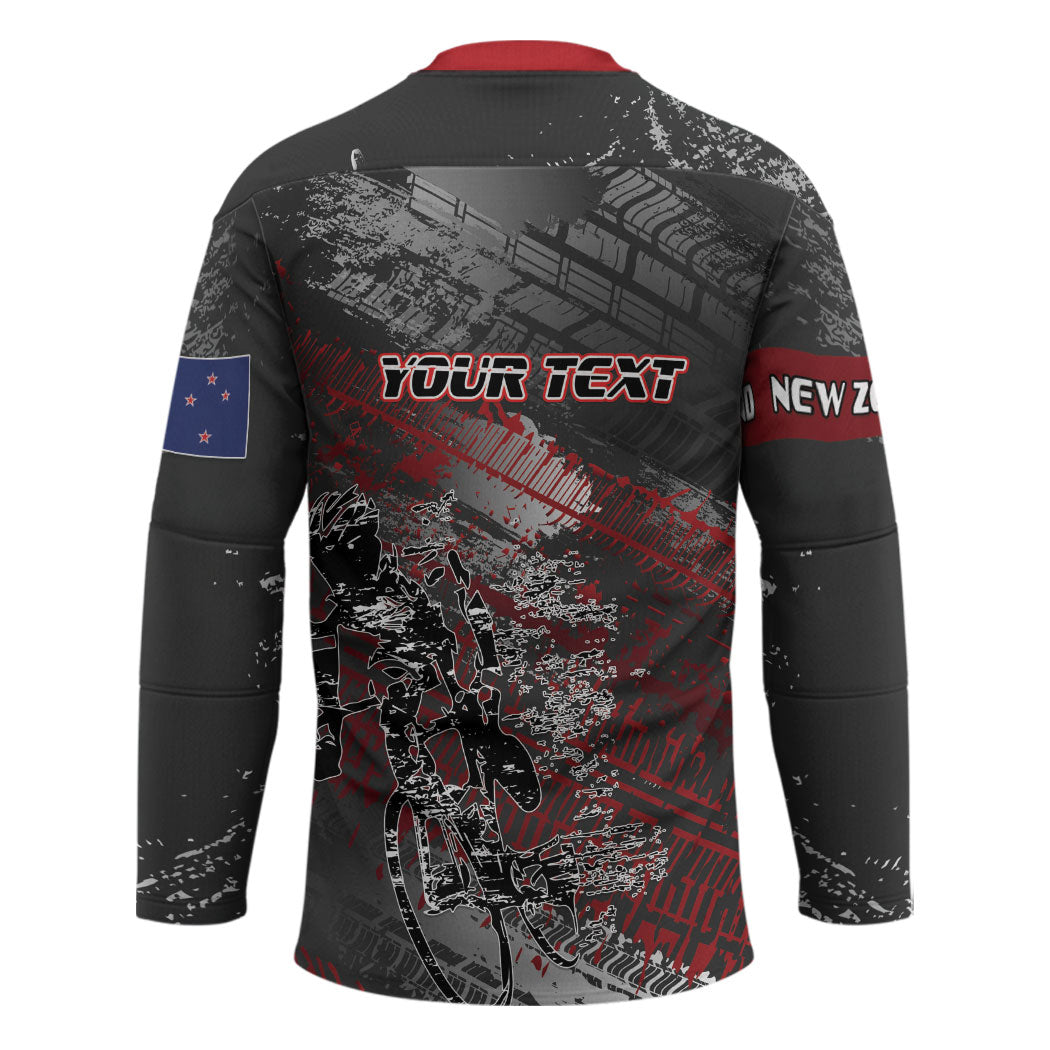 Personalised Cycling New Zealand Hockey Jersey Aotearoa Pride Sportswear LT22 - Polynesian Pride