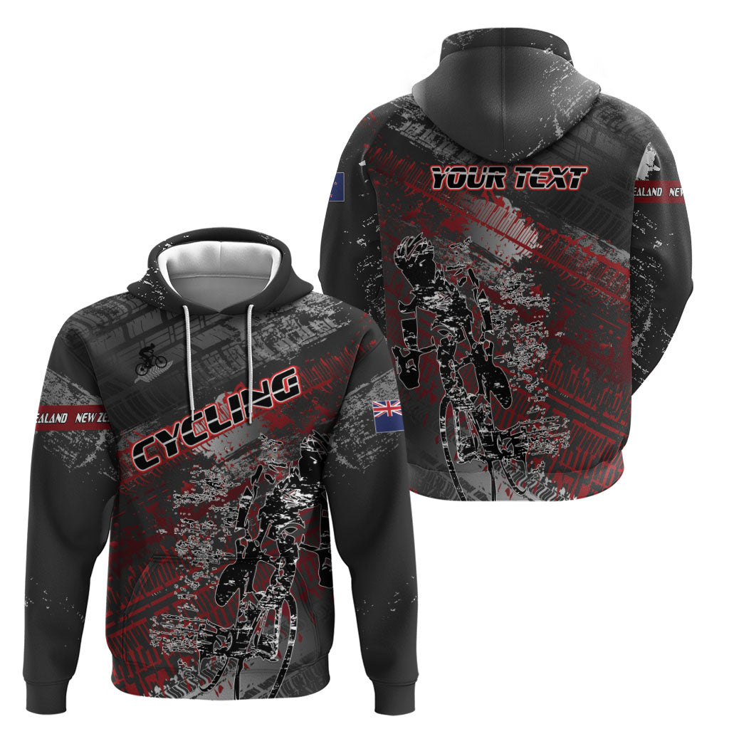 Personalised Cycling New Zealand Hoodie Aotearoa Pride Sportswear LT22 - Polynesian Pride