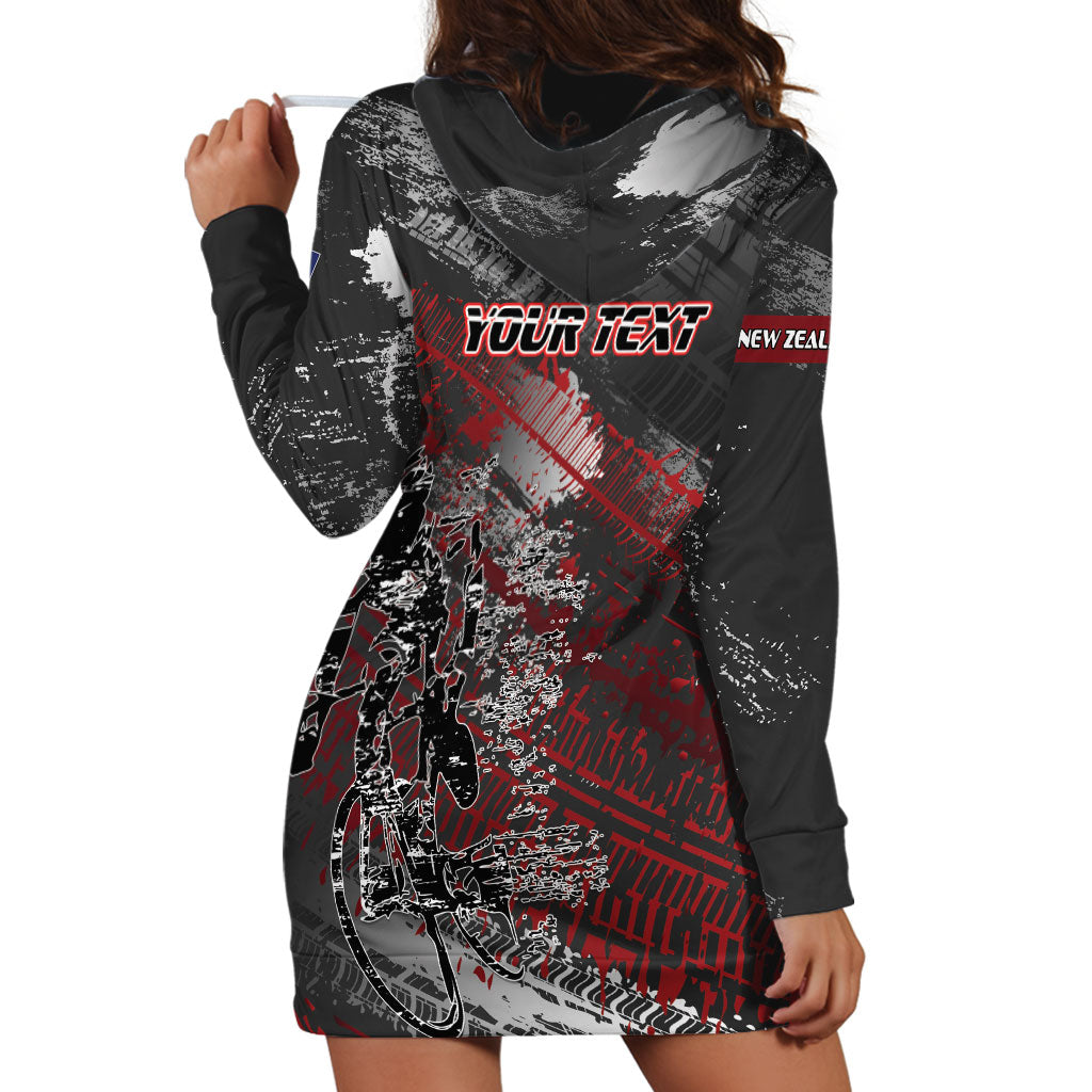 Personalised Cycling New Zealand Hoodie Dress Aotearoa Pride Sportswear