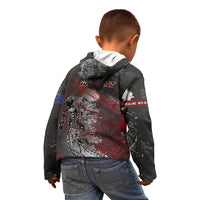 Personalised Cycling New Zealand Kid Hoodie Aotearoa Pride Sportswear LT22 - Polynesian Pride