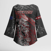 Personalised Cycling New Zealand Kimono Sleeve Blouse Aotearoa Pride Sportswear LT22 - Polynesian Pride