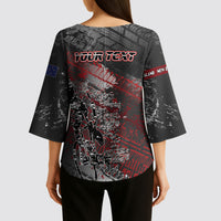 Personalised Cycling New Zealand Kimono Sleeve Blouse Aotearoa Pride Sportswear LT22 - Polynesian Pride